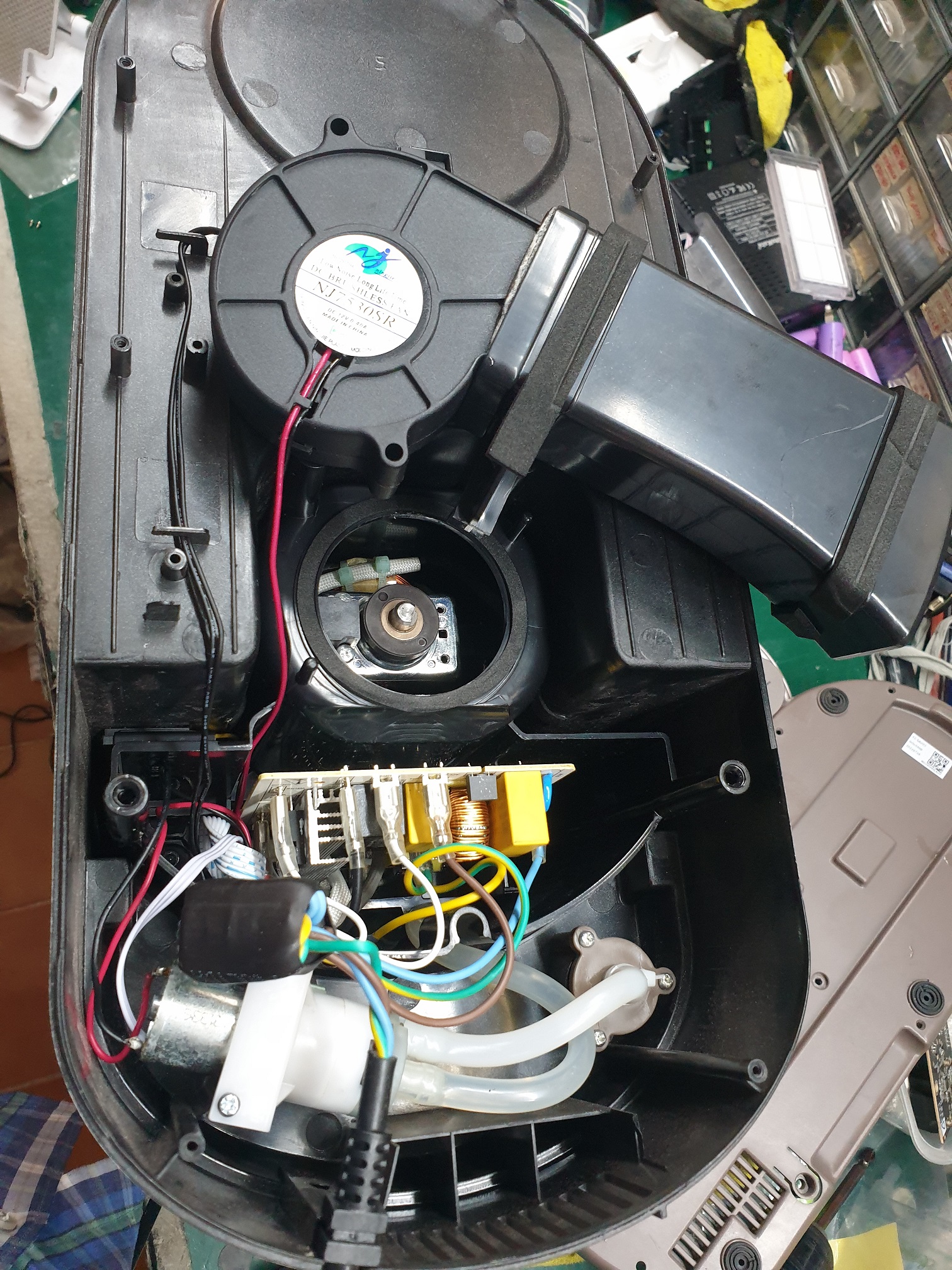 ซ่อมเครื่องปั่นอาหารมัลติฟังก์ชั่น ยี่ห้อ Joyoung รุ่น Y1 อาการเครื่องไม่ร้อน