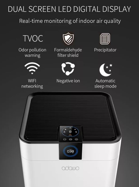 ซ่อมเครื่องฟอกอากาศ ยี่ห้อ Adawo รุ่น KJ600D-X10 อาการเปิดไม่ติด