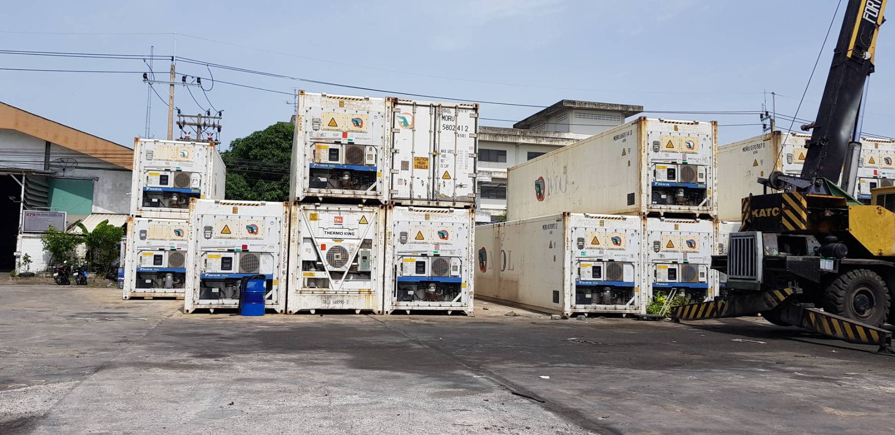 ตู้คอนเทนเนอร์ห้องเย็นขนาด 40 ฟุต