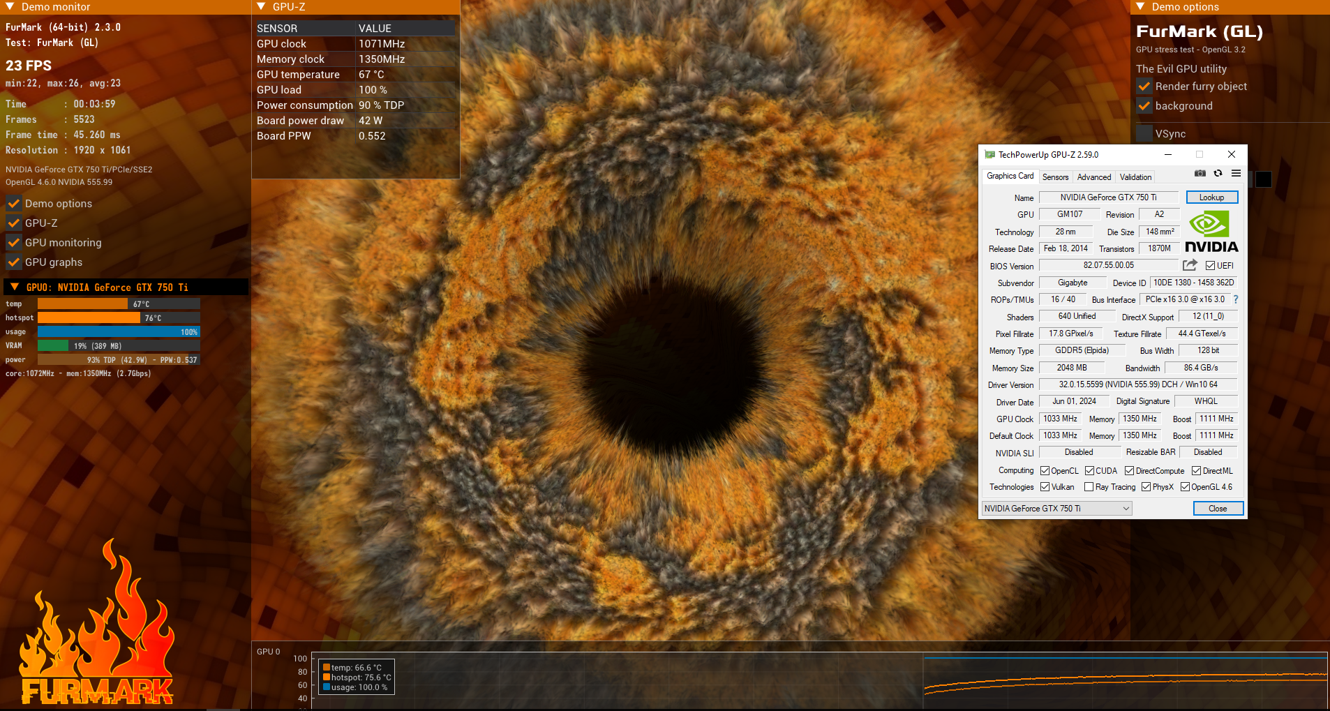 Gigabyte GTX 750 Ti 2G OC GDDR5