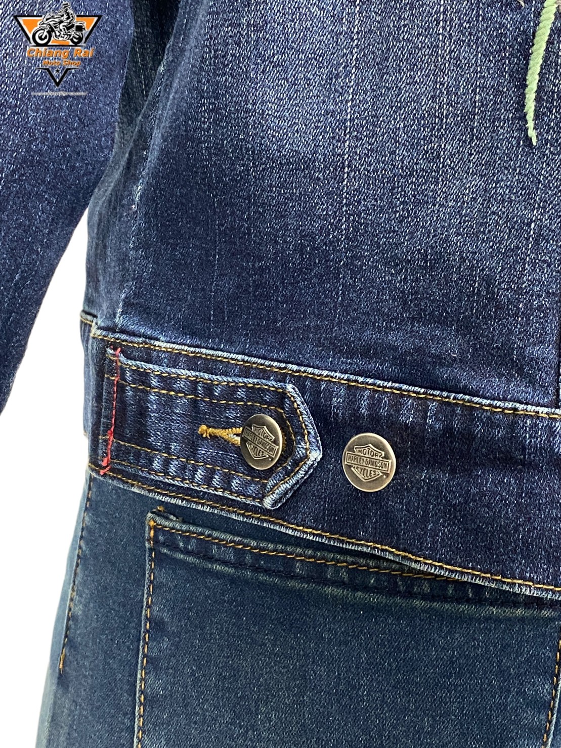 เสื้อขี่มอเตอร์ไซด์( มือสอง) RCSA 496: อก 40" ยาว 22" (S)**HARLEY DAVIDSON**