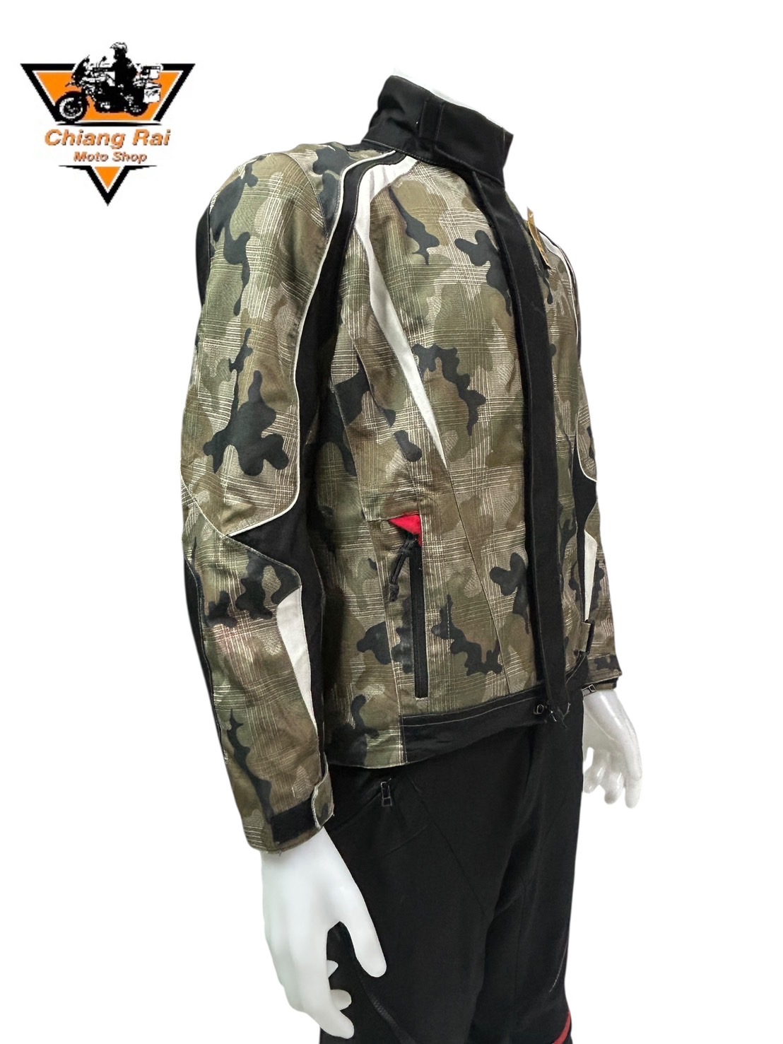 เสื้อขี่มอเตอร์ไซด์( มือสอง) CRSB 046 : อก 42" ยาว 24" (M) **SCOTT**(ไม่มีการ์ด)