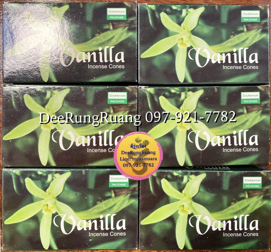 กำยานอินเดียแท้ กลิ่นวนิลลา (Vanilla) ***แบบ 6 กล่อง***