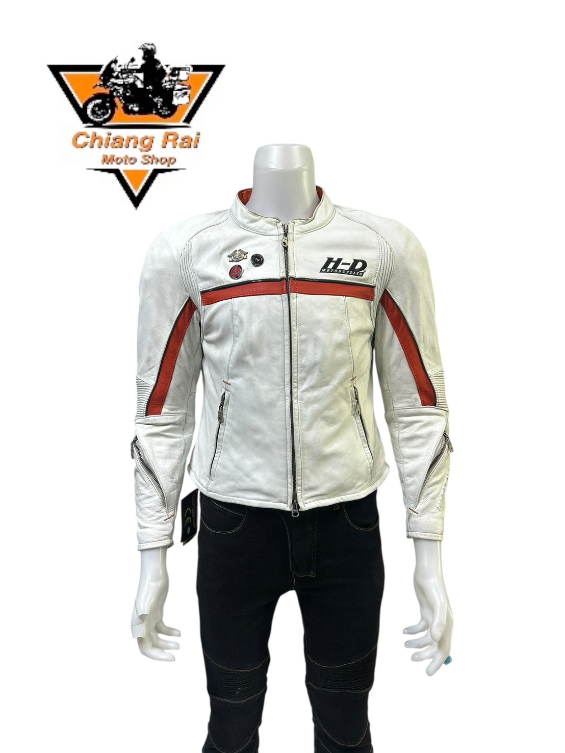 เสื้อขี่มอเตอร์ไซด์( มือสอง) CRSB 075 : อก 36" ยาว 27" (S) **Harley Davidson**