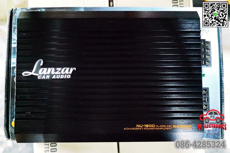 PowerAmp 4Ch Lanzar รุ่น Nu-1800