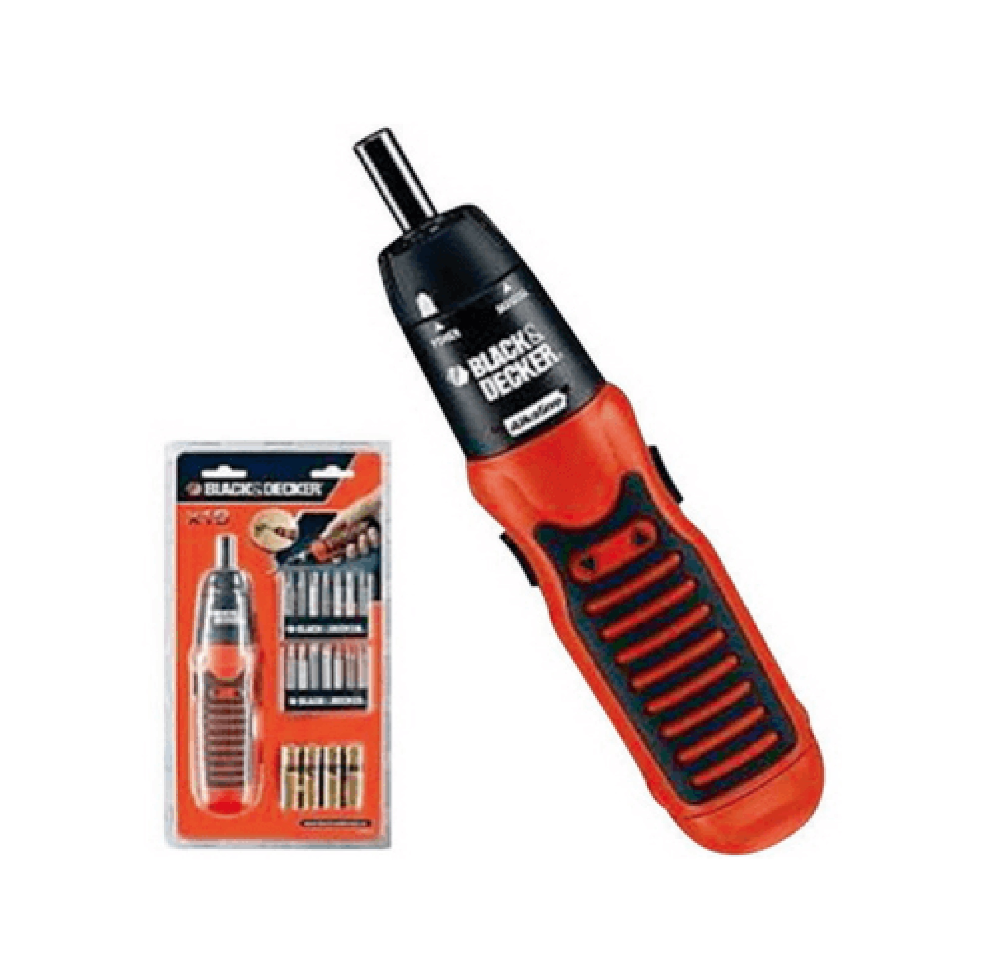 BLACK+DECKER ไขควงไฟฟ้าไร้สาย 3.6V รุ่น A7073-TW + ชุดอุปกรณ์เสริม 14 ชิ้น