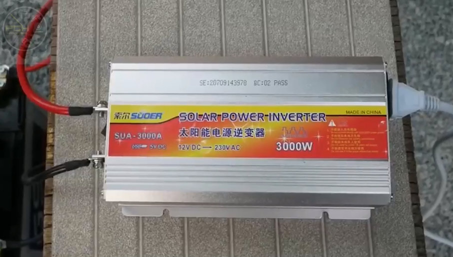 อินเวอร์เตอร์ แปลงไฟ 12V เป็น 220V ขนาด 3,000W