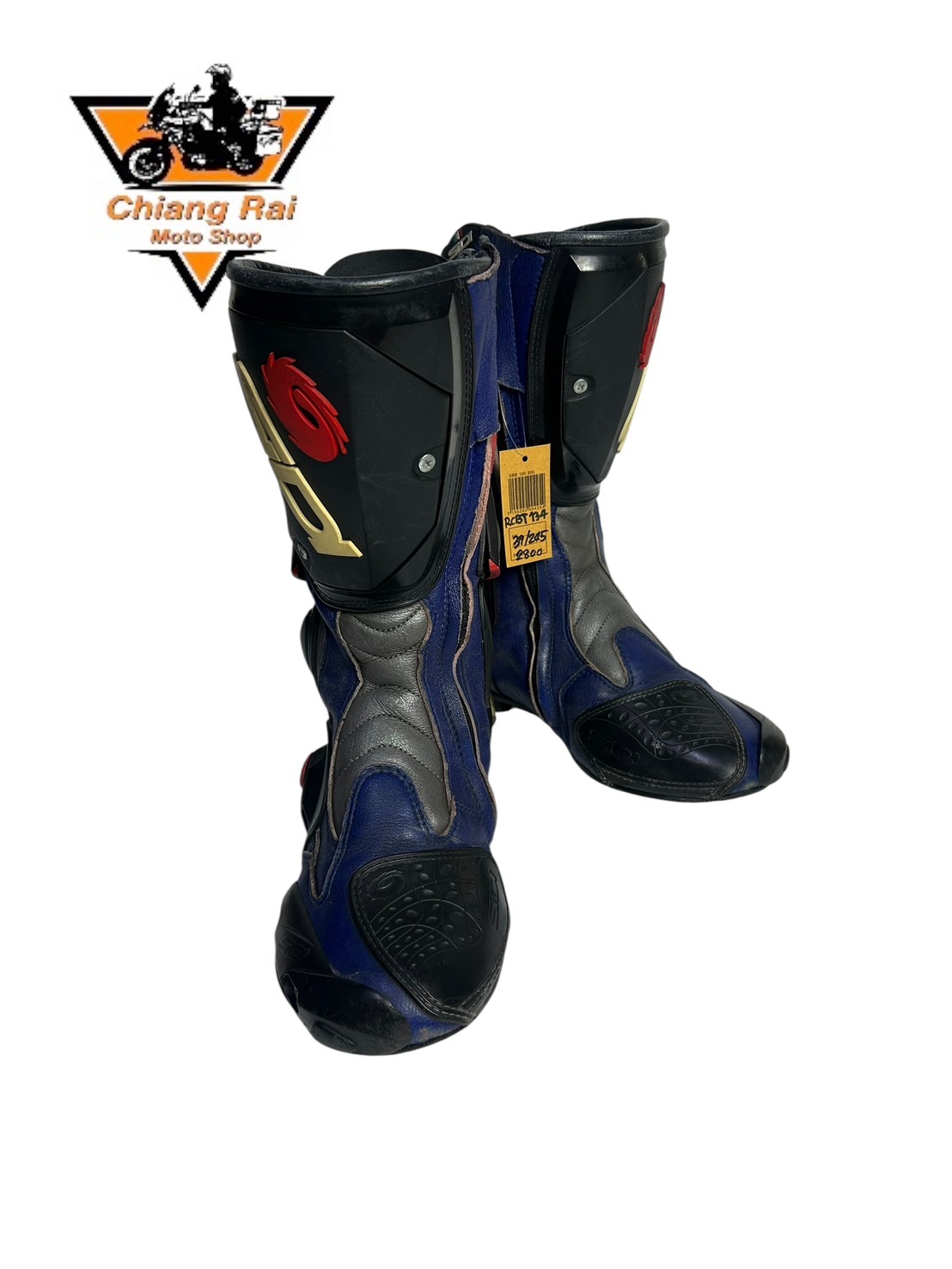 รองเท้าขี่มอเตอร์ไซด์( มือสอง) RCBT-134 Size ขนาดจากป้าย 39:EUR / 6:UK / 24.5:Cm.(SIDI)