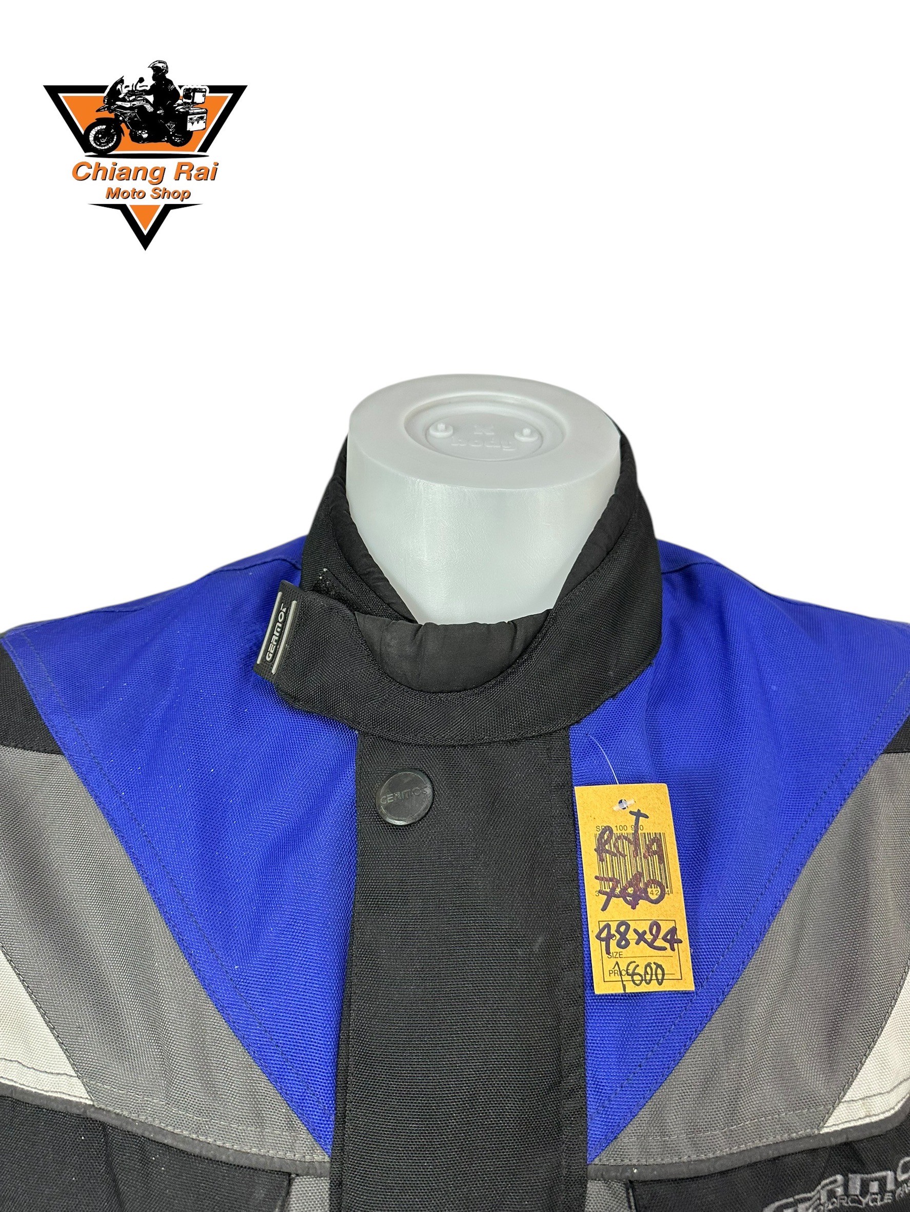 เสื้อขี่มอเตอร์ไซด์( มือสอง) RCTA 740 อก 48" ยาว 24 (L) **GERMOC**