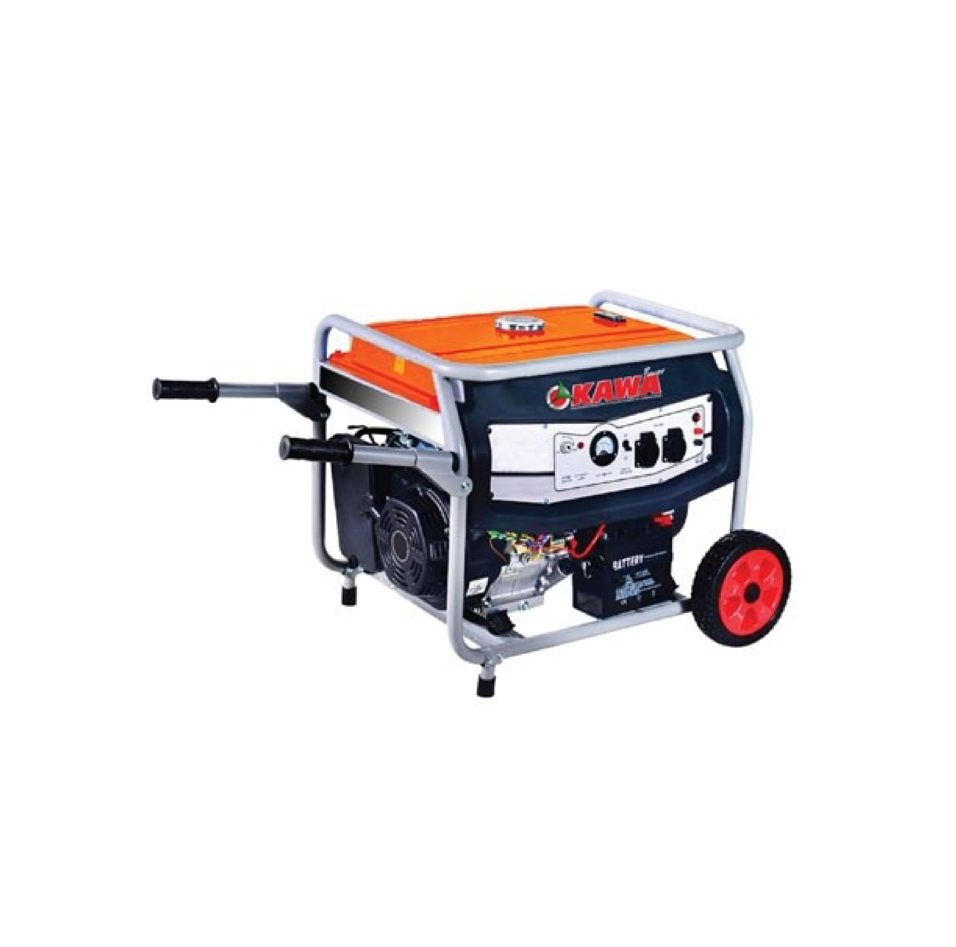 เครื่องปั่นไฟเบนซิน ขนาด 5.0/5.5KW กำลัง 15HP รุ่น KW6500-VCO KAWA
