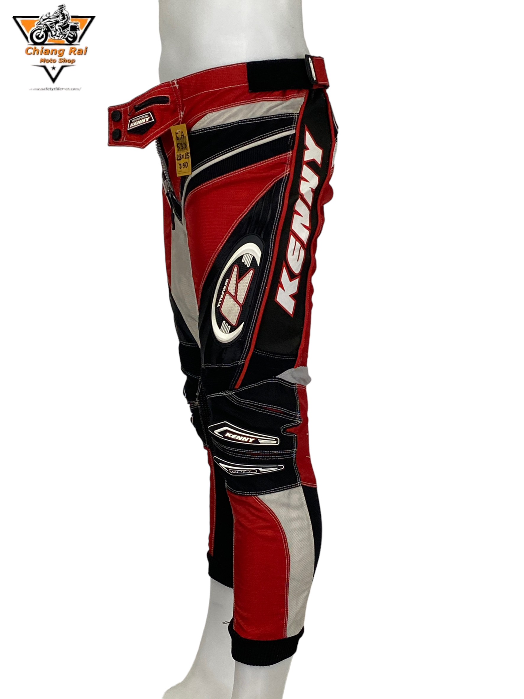 กางเกงขี่มอเตอร์ไซด์ ( มือสอง ) E&A 533: เอว 28" ยาว 25" **KENNY**