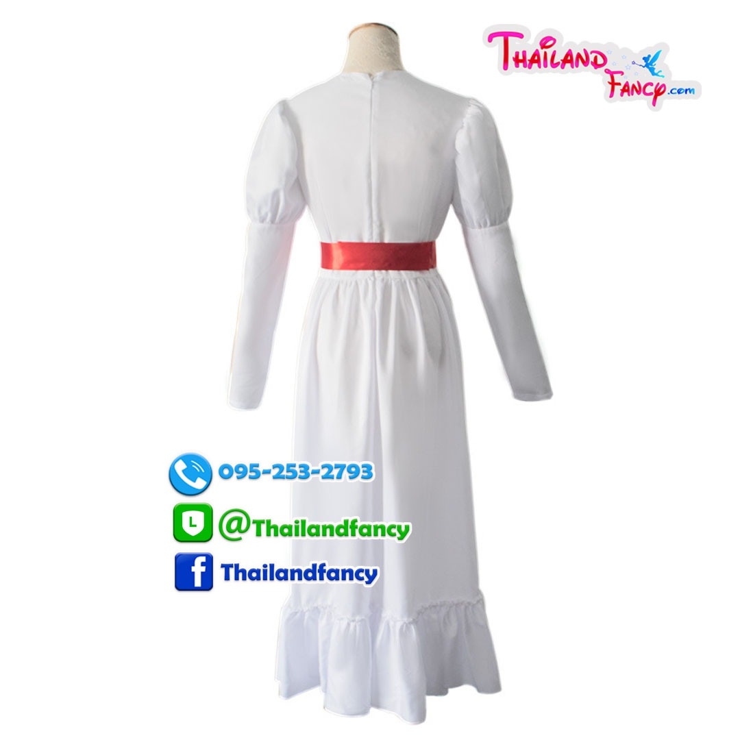 ชุดแฟนซีปีศาจสาว ชุดฮาโลวีน Annabelle Cosplay ชุดแอนนาเบลล์ ชุดผีซอมบี้ผู้หญิง ชุดตุ๊กตาแอนนาเบลล์ ชุดตุ๊กตาผีกลับบ้าน