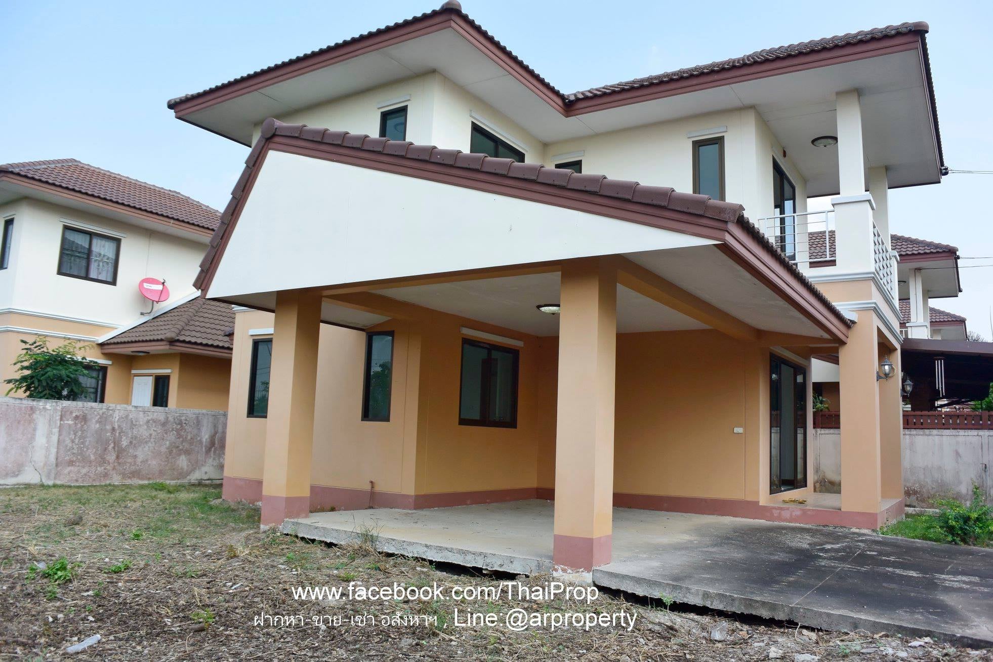 ให้เช่าบ้านเดี่ยว หลังมุมใหญ่ๆ อริสรา5 ใกล้โรงเรียนสารสาสน์ บางบัวทอง
