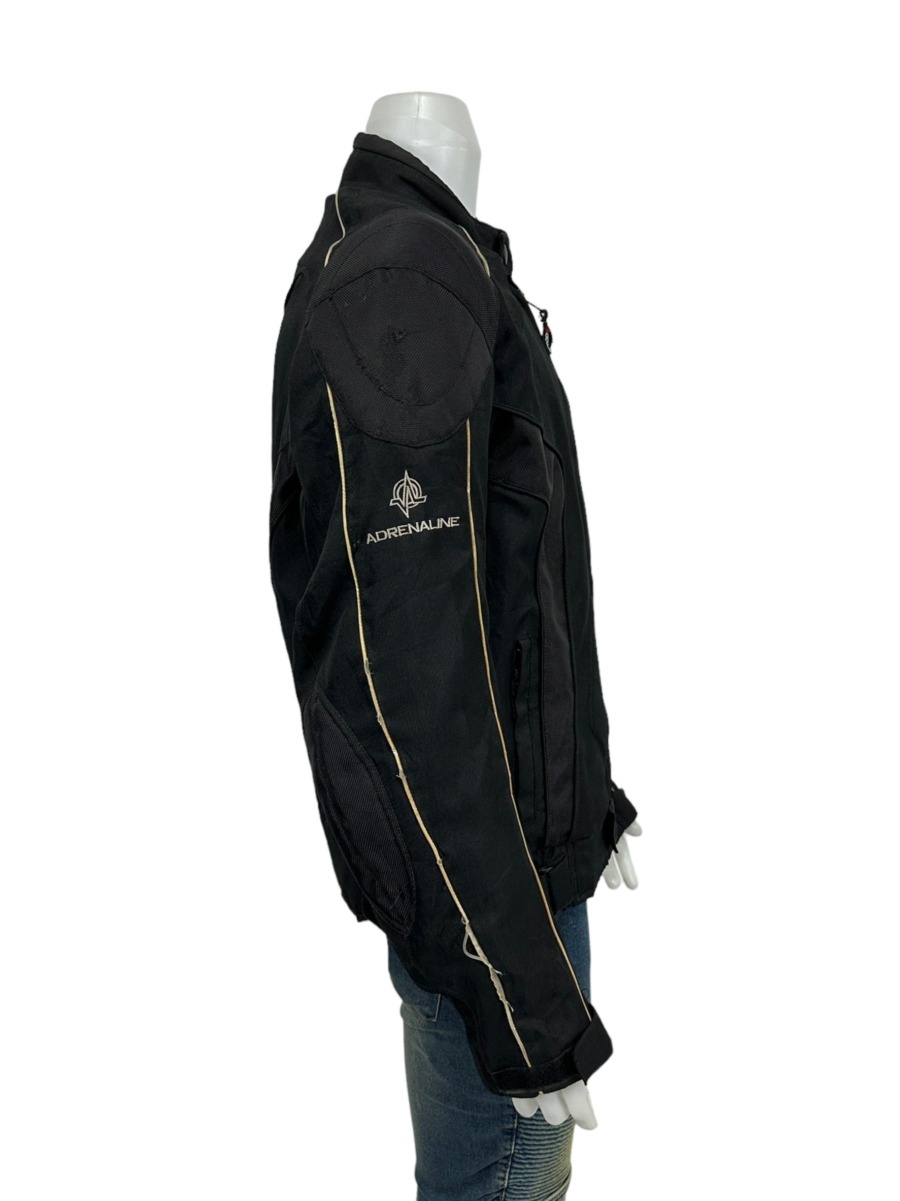 เสื้อขี่มอเตอร์ไซด์( มือสอง) F 015: อก 50" ยาว 26" (XL) **ADRENALINE**