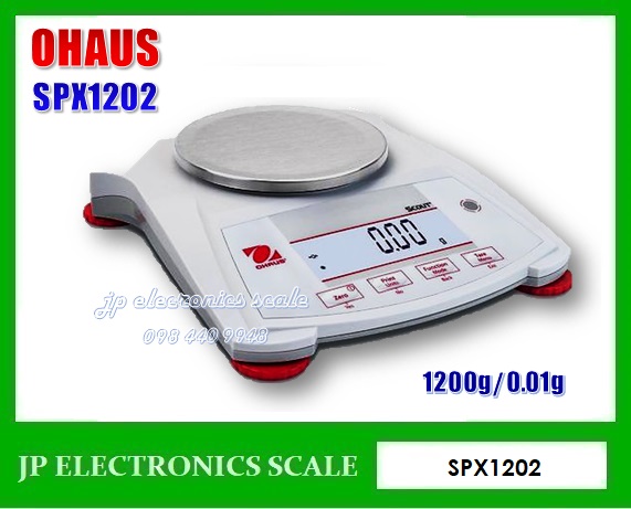 เครื่องชั่งละเอียดสูง1200g เครื่องชั่ง ละเอียด1200g เครื่องชั่งคุณภาพสูง1200กรัม เครื่องชั่งน้ำหนัก1200กรัม เครื่องชั่งน้ำหนัก1200g ตาชั่ง1200กรัม กิโลดิจิตอล1200กรัม เครื่อชั่ง1200g*0.01g ยี่ห้อ OHAUS รุ่น Scout (SPX1202) ขนาดถาดชั่งเส้นผ่าศูนย์กลาง 140m