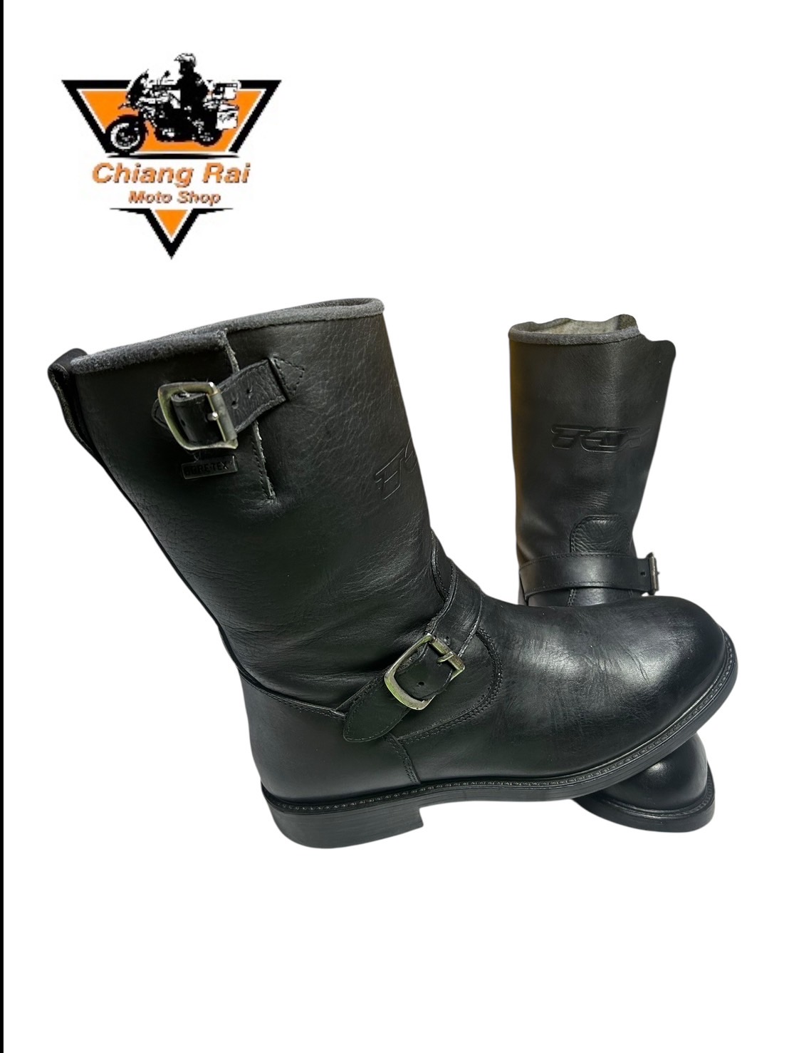 รองเท้าขี่มอเตอร์ไซด์( มือสอง) RCBT-053 Size ขนาดจากป้าย 44:EUR / 10:UK / 28:Cm.(TCX)