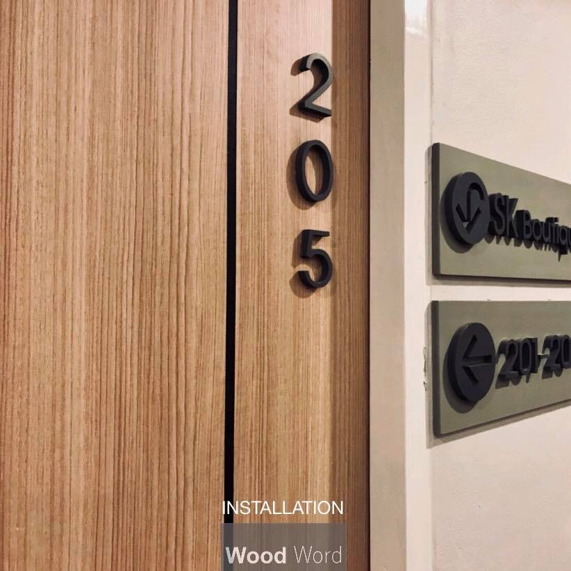 ตัวเลขติดหน้าห้อง