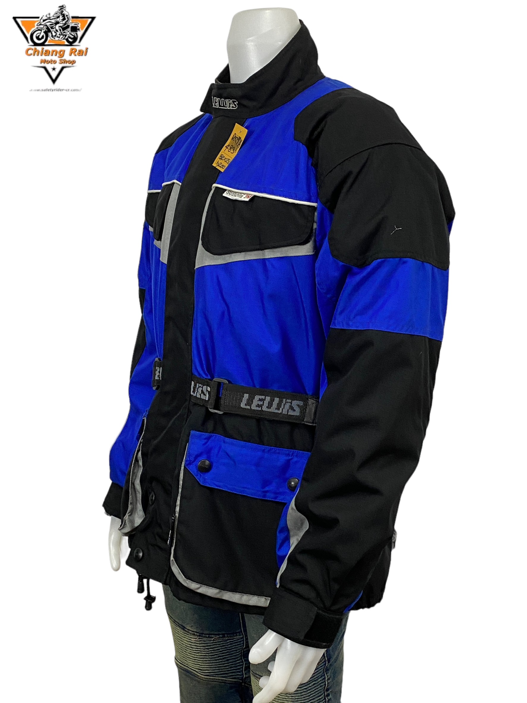 เสื้อขี่มอเตอร์ไซด์( มือสอง) RCTA 483: อก 52" ยาว 28" (XL) **LEWIS**