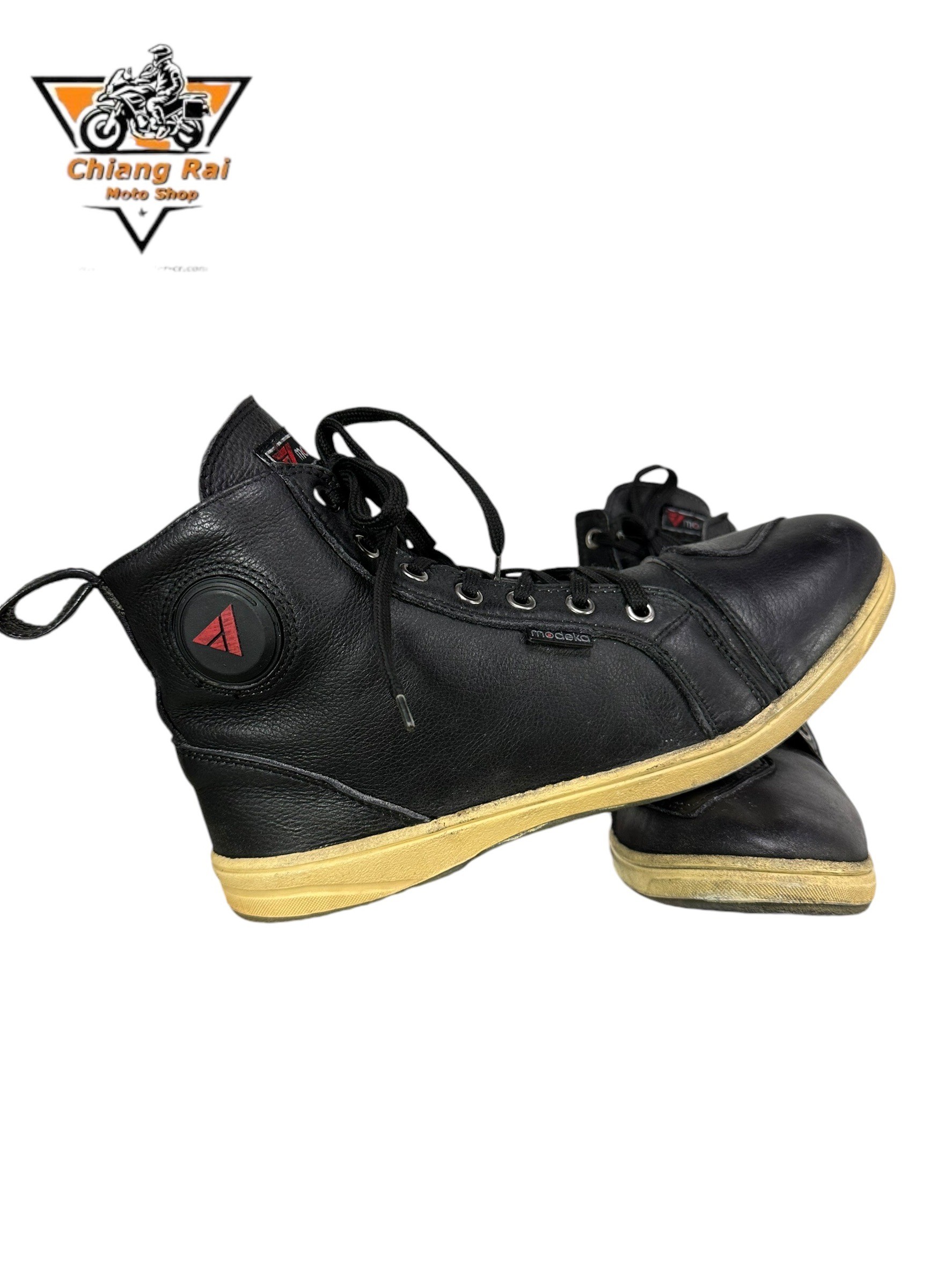 รองเท้าขี่มอเตอร์ไซด์( มือสอง) RCBS-848 Size ขนาดจากป้าย 45:EUR / 10:UK / 29:Cm.(MODEKA)