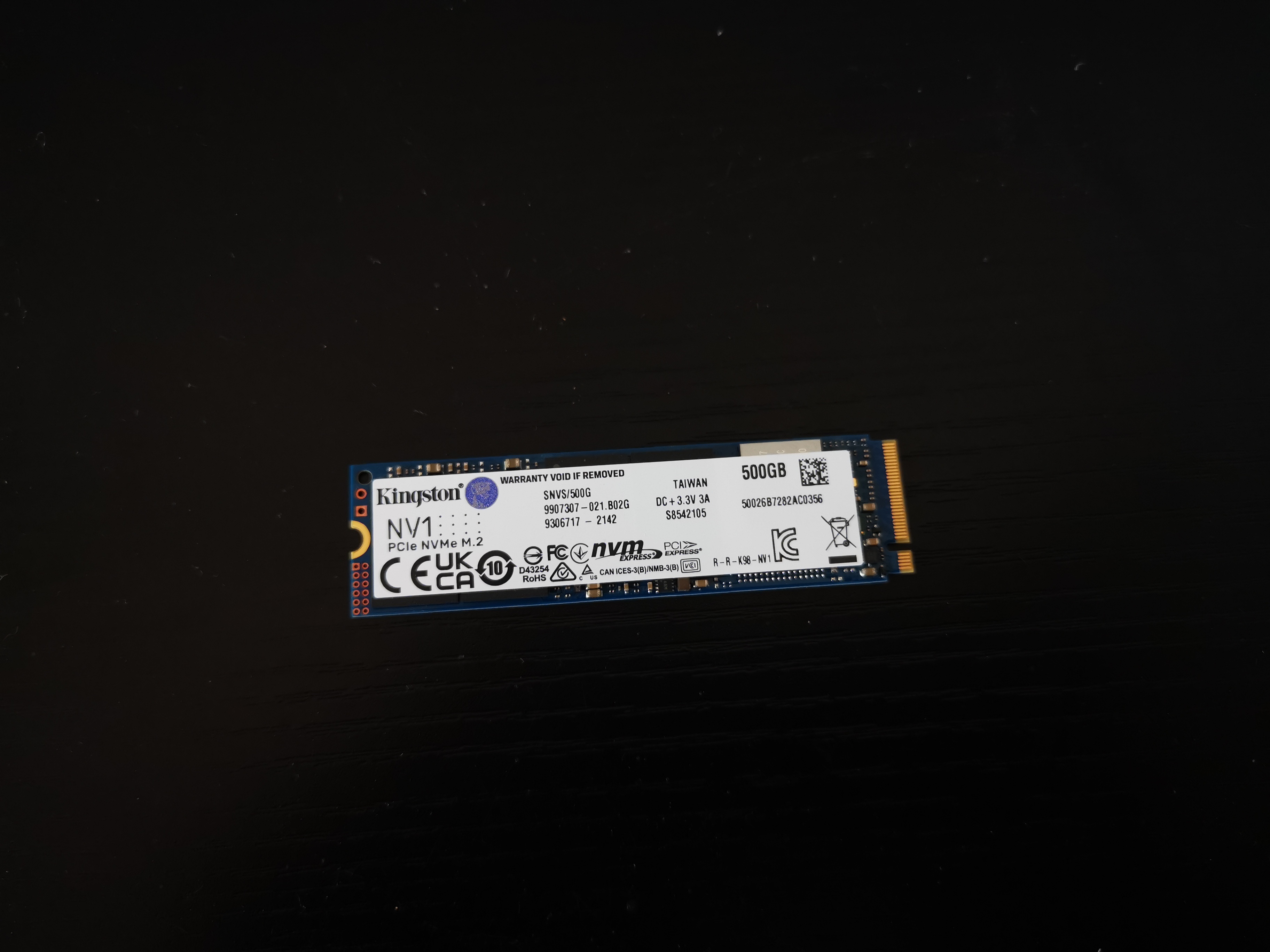 SSD M.2 NVMe KingsTon 500 GB