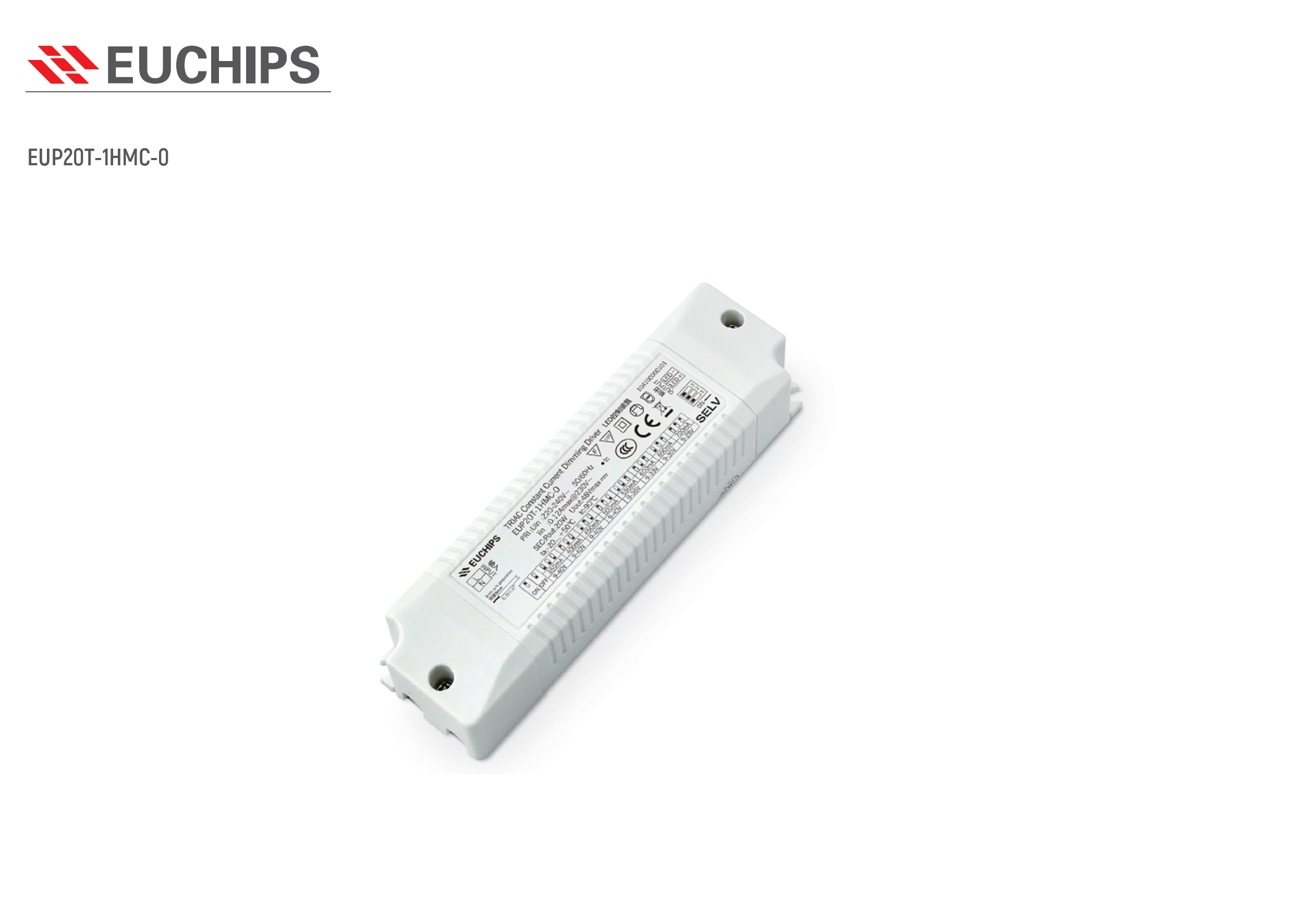 DRIVER LED #EUP20T-1HMC-0 EUCHIPS