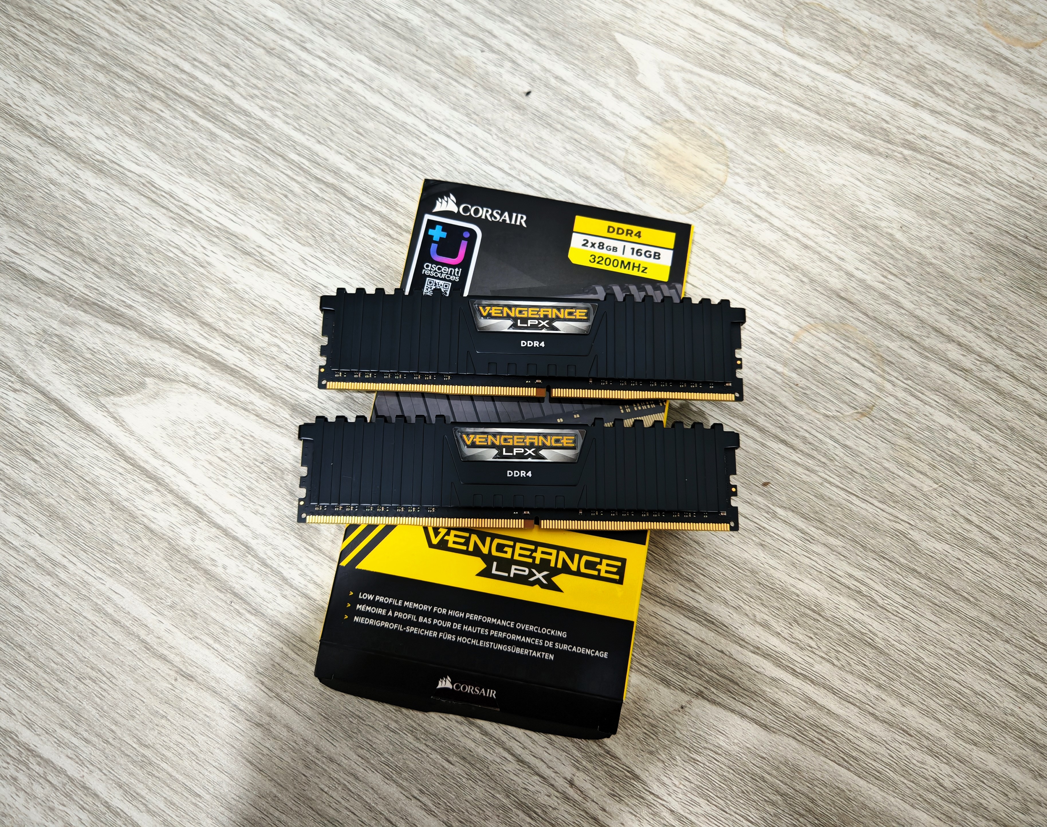 Ram Corsair VENGEANCE LPX DDR4 16GB(8*2)/3200 (BLACK)
