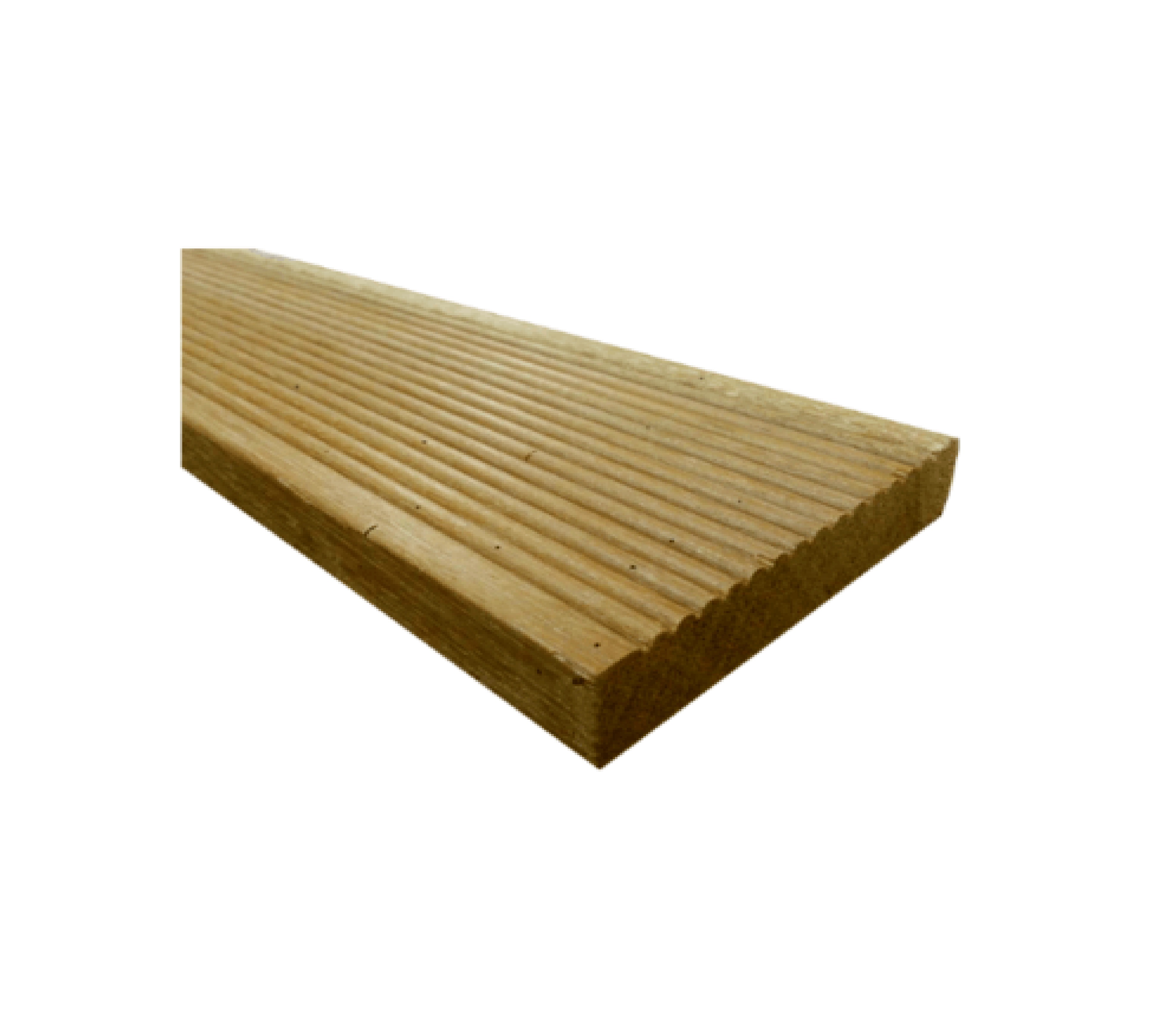 ไม้พื้นระเบียง Chale T เต็งรังแท้ อบ10-12% Natural (1 x4 x2.5)