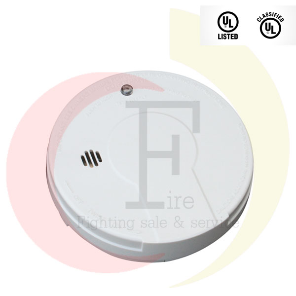 อุปกรณ์ตรวจจับควันไฟ Photoelectric Smoke Alarm รุ่น P9050 แบบใช้ถ่าน มาตรฐานUL รับประกันคุณภาพ 10 ปี