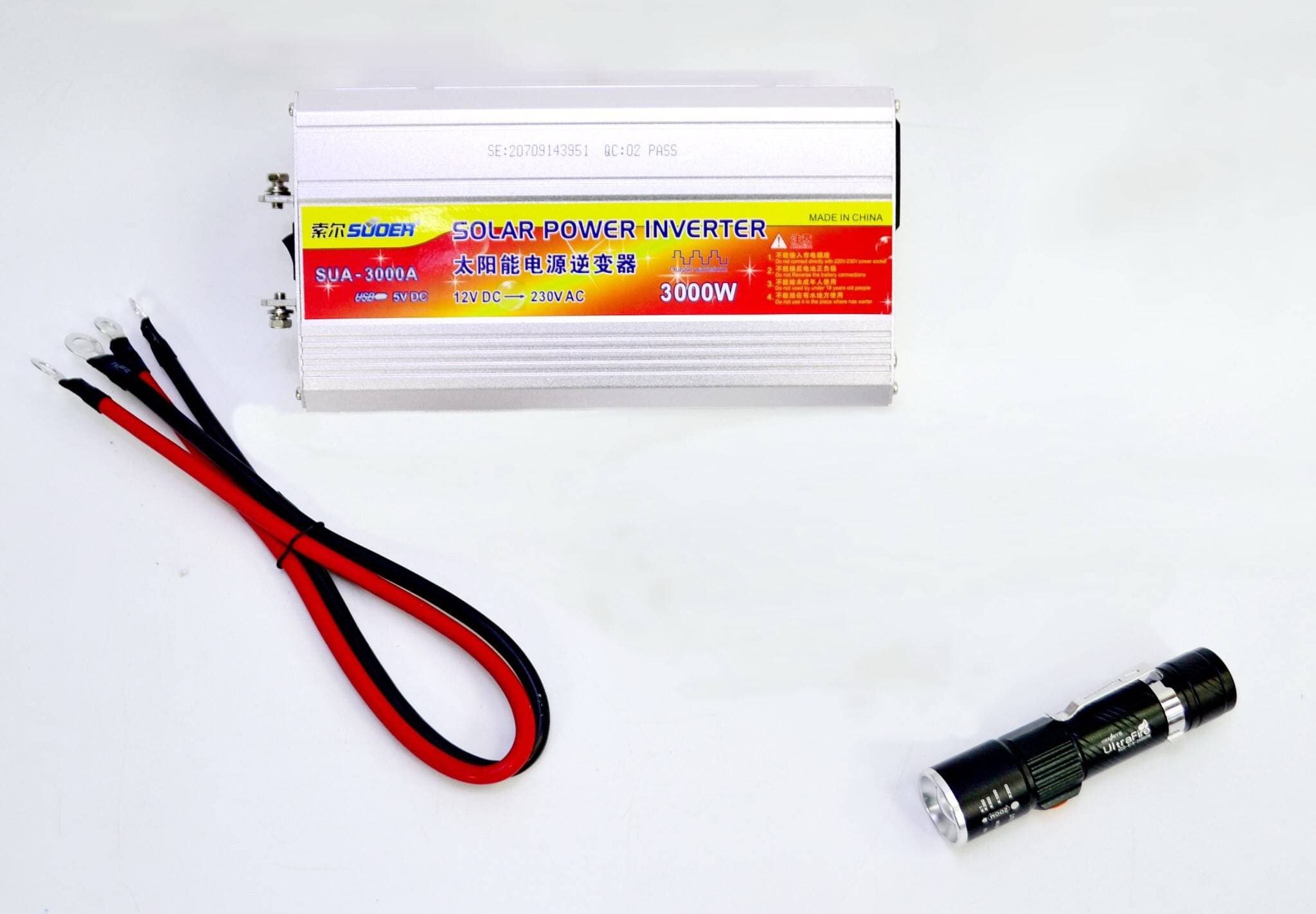 ตัวแปลงไฟ 12V เป็น 220V ขนาด 3,000W