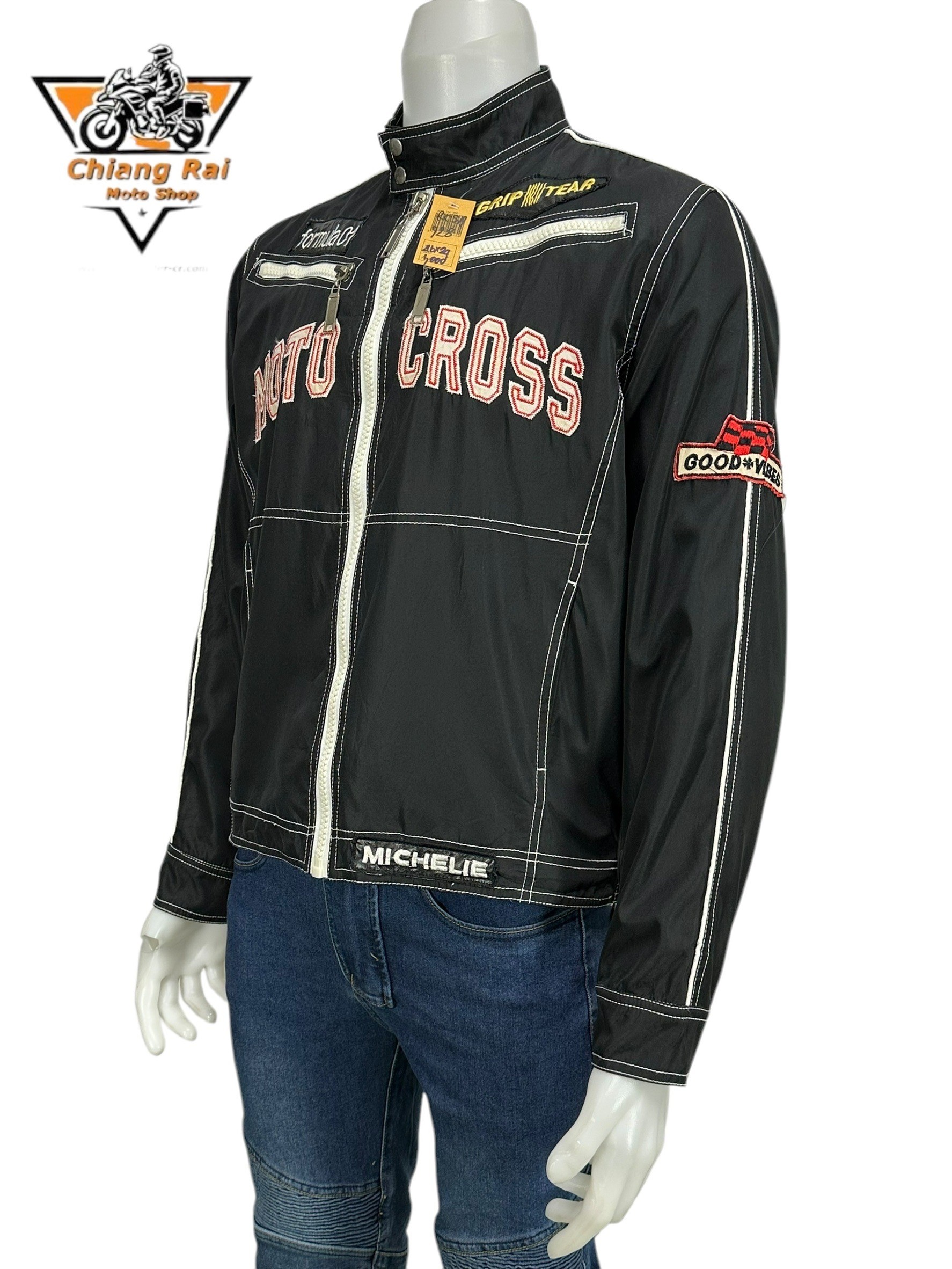 เสื้อขี่มอเตอร์ไซด์( มือสอง) RCSA 928 : อก 46" ยาว 24" (L) **ENOS**