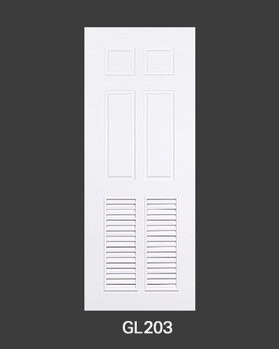 ประตู uPVC GREEN GL203 ขาว