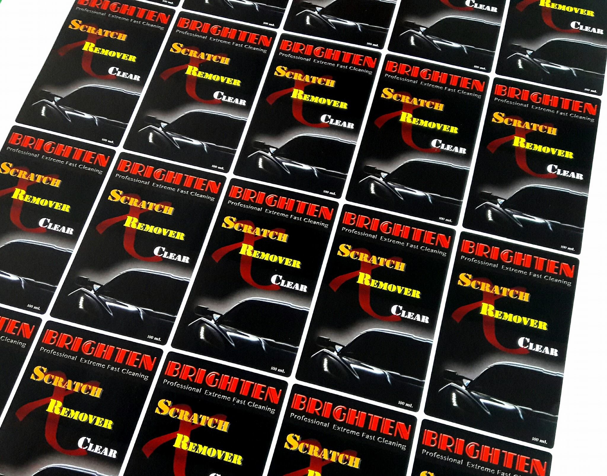 ฉลากสินค้าสติ๊กเกอร์พีวีซี (PVCขาว)