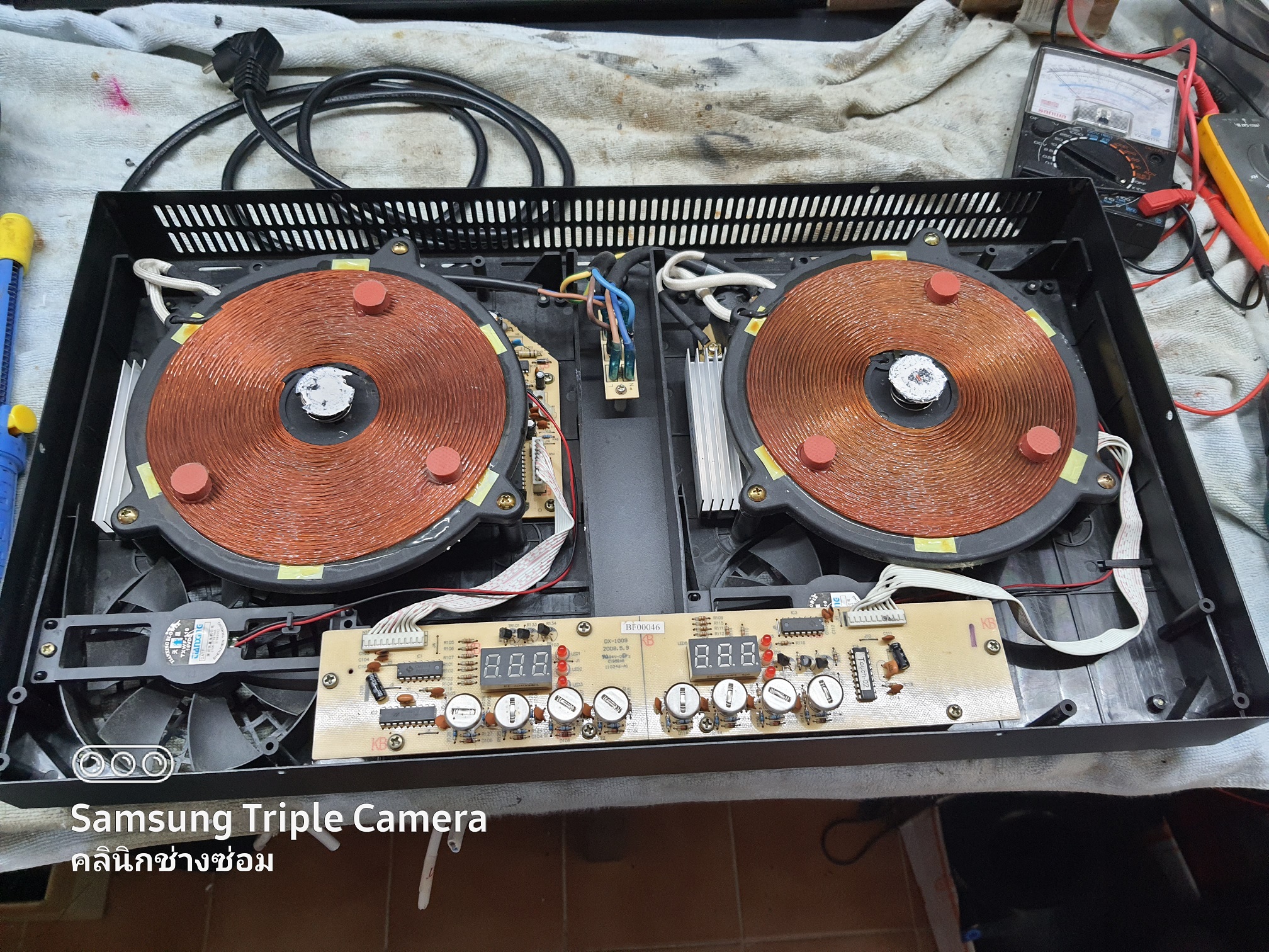 ซ่อมเตาแม่เหล็กไฟฟ้า ยี่ห้อ PerfectBrandz รุ่น PB-8888 อาการเครื่องซ๊อตเปิดไม่ติด