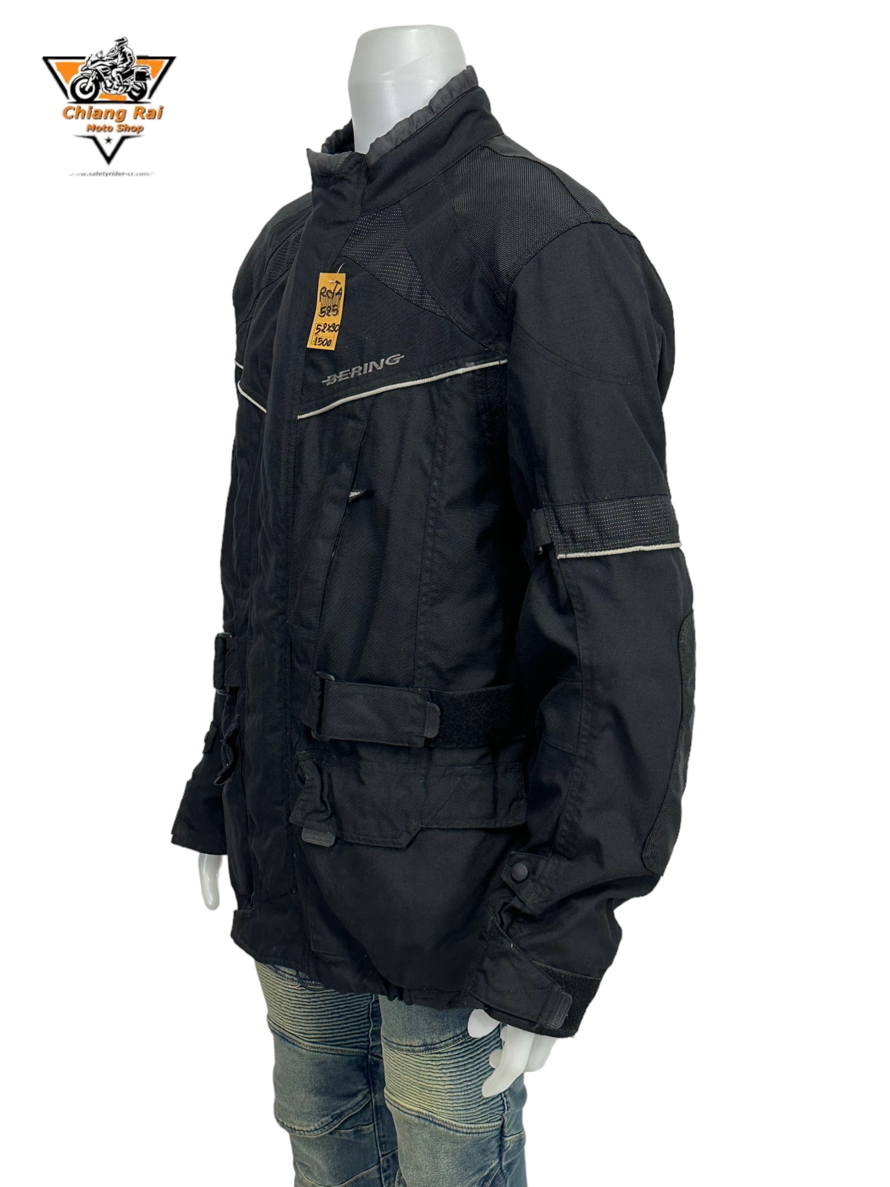 เสื้อขี่มอเตอร์ไซด์( มือสอง) RCTA 525: อก 52" ยาว 30" (XL) **BERING**