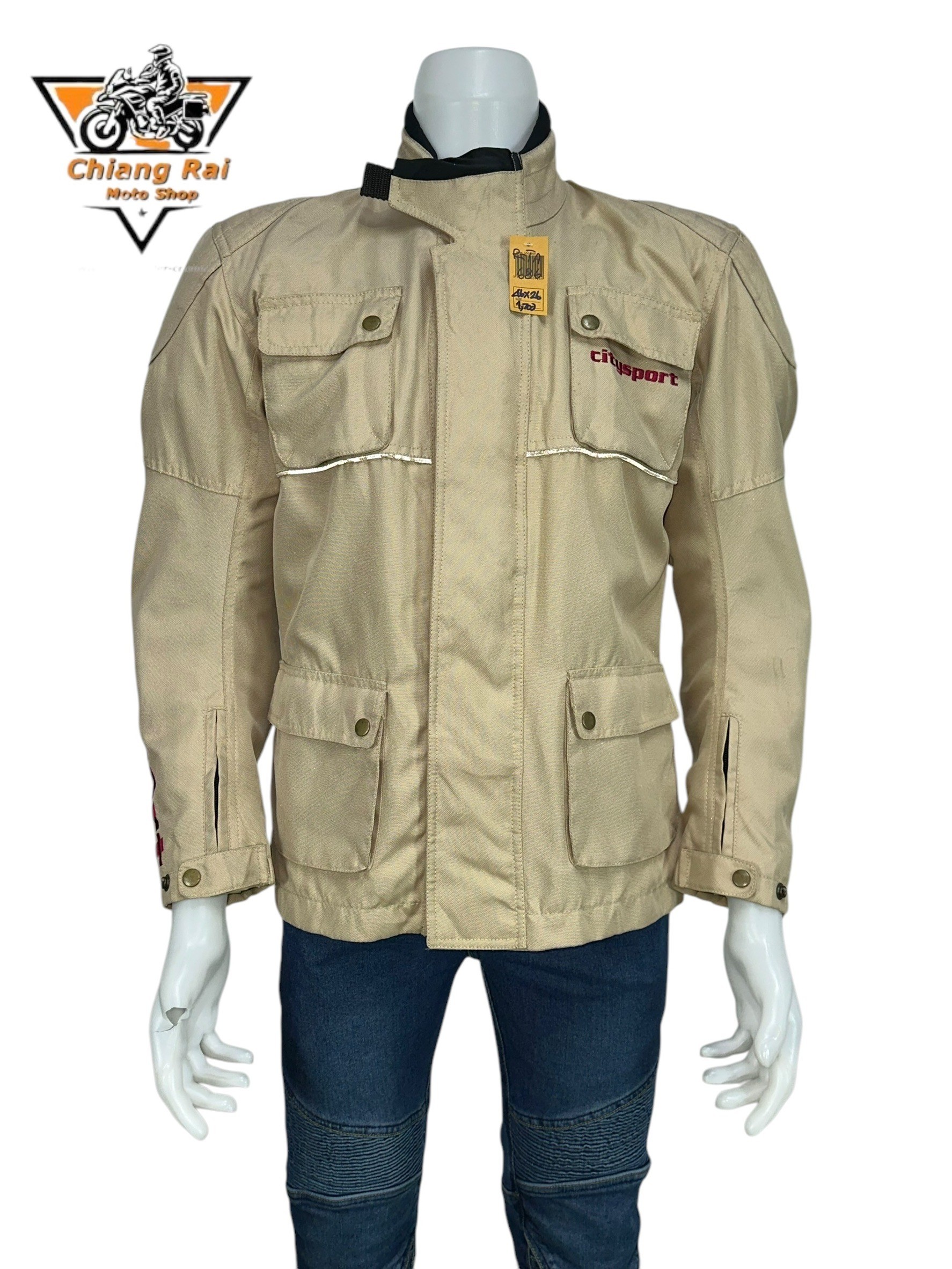 เสื้อขี่มอเตอร์ไซด์( มือสอง) RCTA 686 อก 46" ยาว 26"(L) **city sport**