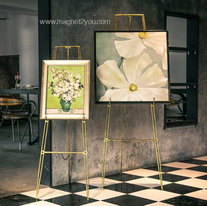ขาตั้งรูป / ขาตั้งอีเว้นท์ ทรงคลาสิก สีทองดำ 120/150 CM
