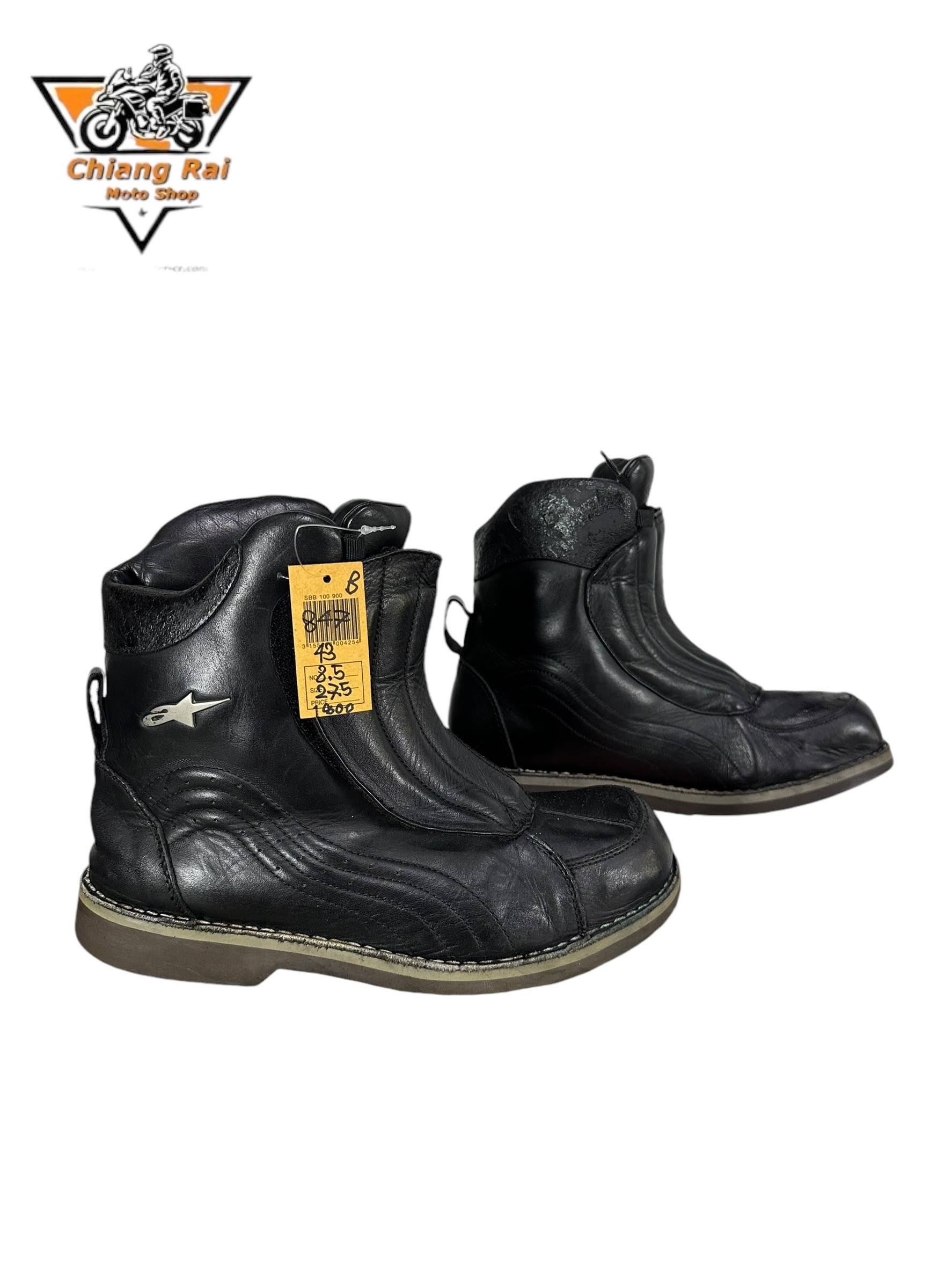 รองเท้าขี่มอเตอร์ไซด์( มือสอง) RCBS-847 Size ขนาดจากป้าย 43:EUR / 8.5:UK / 27.5:Cm.(alpinestars)