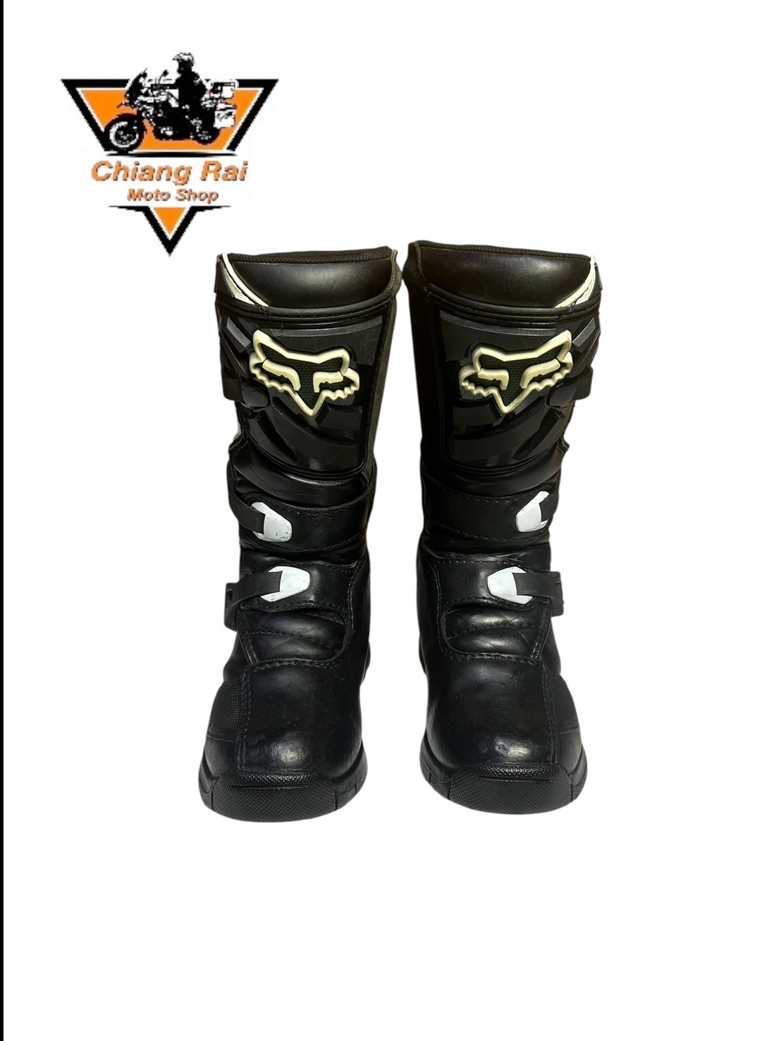 รองเท้าขี่มอเตอร์ไซด์( มือสอง) RCBT-054 Size ขนาดจากป้าย 34:EUR / 1.5:UK / 22:Cm.(FOX)