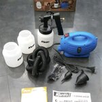 กาพ่นสีไฟฟ้ายี่ห้อ KANTO รุ่น KT-ZOOM-GOLD (รุ่นถังพลาสติก) แต่แถมมากกว่าเดิม รวม 3 ถัง