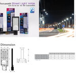 โคมไฟถนน LED Street Light #WIDE 50W 100W 150W EVE