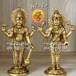 พระวิษณุ คู่ พระแม่ลักษมี **สูง 7.2 นิ้ว..Fine Quality**