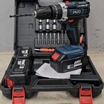 สว่านแบตกระแทก ไร้สาย 3 ระบบ ยี่ห้อ Enzo 228V แบต 2 ก้อน