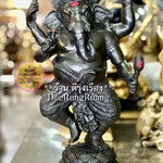 พระพิฆเนศ ปาง มหาเทพลีลา อุดมโภคทรัพย์ (สูง 19.5 นิ้ว) ***งานทองเหลืองไทย***