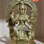 พระแม่ลักษมี ประทานพร ประทับบัลลังก์ซุ้ม (สูง 9.8 นิ้ว)