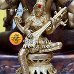 พระแม่สรัสวตี ประทับบัว (สูง 12.5 นิ้ว)