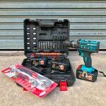 สว่านแบตไร้สาย 3 ระบบ Onsen รุ่นใหม่ 199V แถมประแจอเนกประสงค์ 1 ชุด