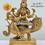 พระแม่สรัสวตี ประทับหงส์ **สูง 19 นิ้ว..Fine Quality**