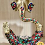 พระพิฆเนศ ประทานพร งวงจุ่มขนม (Abstract Ganesha) ***สูง 10 นิ้ว***