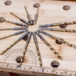 MARCH ดอกสว่านหัว 6 เหลี่ยม ชุด 13ดอก 1 ชุด