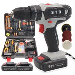 สว่านแบต 3 ระบบ STR 198V พร้อมอุปกรณ์เ